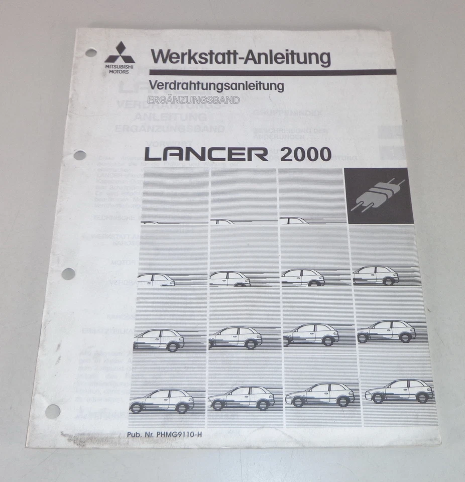 Manual de Taller Mitsubishi Lancer CJ0 Suplemento Eléctrico Diagramas Cableado - Imagen 1 de 1
