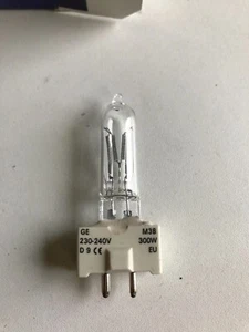 Halogen Leuchtmittel GE M38 300W 230-240V GY9,5 - Bild 1 von 3