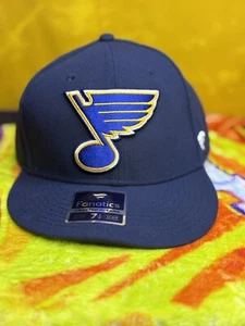 St. Louis Blues Fanatics Primary Logo Fitted Size 7 5/8 (READ DESCRIPTION) - Picture 1 of 9