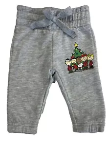 Peanuts Infant & Toddler Boys Charlie Brown Christmas Gray Sweat Pants - Picture 1 of 1