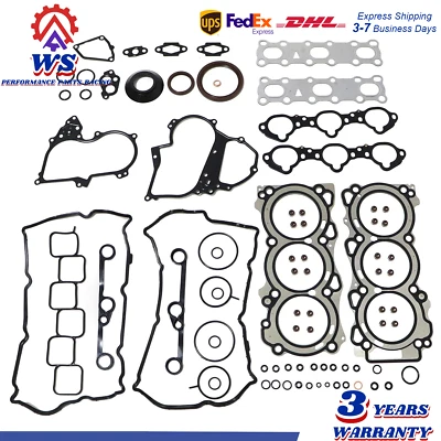 Juego de juntas de culata para Nissan 370Z Infiniti EX37 G37 M37 Q50 Q60 VQ37VHR 3,7 L 13-20 Foto 1 de 4