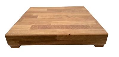 FOREFRONT HOME PRODUCTS Large Chopping Board - Butchers Block - Solid Wood - Oak