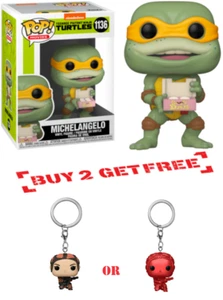 Funko Pop! Movies Vinyl TMNT Mutant Ninja Turtles Michelangelo Figure # 1136 New - Picture 1 of 2