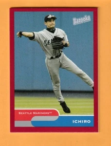 Ichiro Suzuki Seattle Mariners 2004 Bazooka trozos rojos #64 8H - Imagen 1 de 2