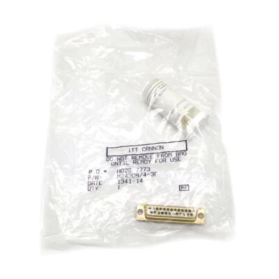 NEW ITT Canon M24308/4-3F 25-Position Rack & Panel Connector Kit w/ Pins - Image 1 of 4