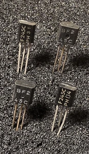 4 x BF245C PHILIPS N-Channel J-FET Transistor TO-92 - Picture 1 of 1