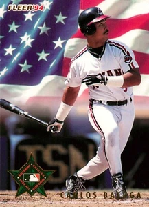 1994 Cleveland Indians Baseball Fleer All-Star Card - Carlos Baerga - Bild 1 von 3