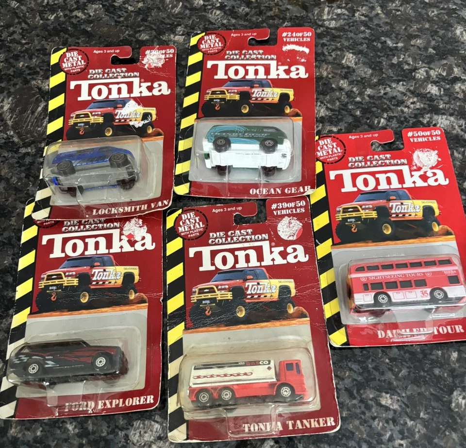 Tonka Toys Die Cast Collection 1998 lote de 5 vehículos (Maisto) nuevo en paquete Foto 1 de 1