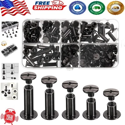 Almacenamiento todo en uno para 80 tornillos Chicago - Ideal para proyectos de cuero hágalo usted mismo Foto 1 de 4