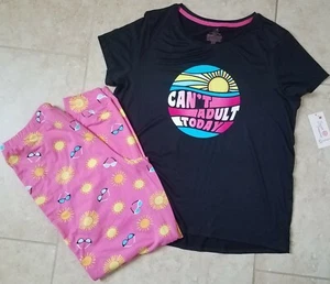 Secret Treasures Women Sleepwear Pajama Set "Can't Adult Today" Small (4-6) NEW - Picture 1 of 4