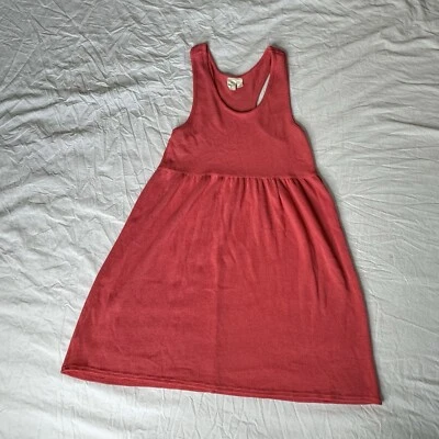 Victorias Secret Gold Tag Coral Pink Mesh Racerback Swim Cover Up Dress Size M - Image 1 of 4