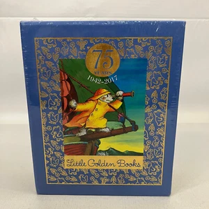 Sealed 12 Commemorative 75 Years of Little Golden Books 1942-2017 Book Box Set - Foto 1 di 5