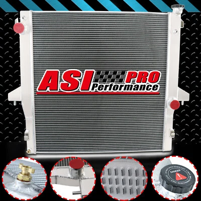 3Row Aluminum Radiator For 2003-2010 2009 Dodge Ram 2500 3500 5.9/6.7L L6 Diesel Foto 1 de 4