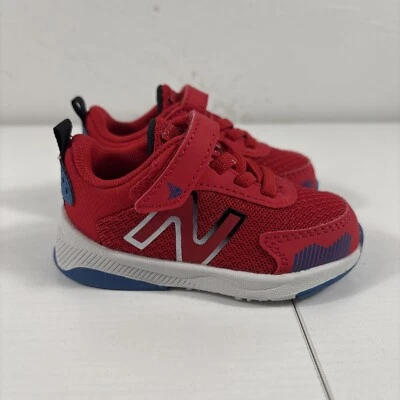 New Balance Team Rojo Niños Talla 4M Zapatos Atléticos con Cordones Gancho y Lazo NUEVOS NUEVOS SIN CAJA Foto 1 de 4