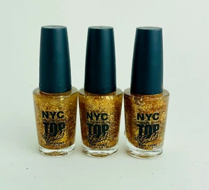 Lot of 3 NCY New York Color Top of the Gold, Top Coat, 0.32 FL. Oz, (NEW) - Picture 1 of 6