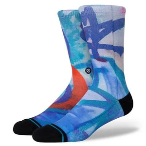 STANCE SIZZLA SOCKS - NAVY BLUE/MULTI - A558D20SIZ-NVY - Picture 1 of 1