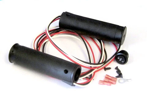 New SPI Screw-On Heated Grips Kit For Polaris/Ski-doo/Arctic Cat Snowmobiles - Image 1 of 1