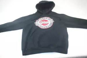 Slick Willy's Saloon Raytown MO. Men's M Black Hooded Sweatshirt Hoodie #H1507 - Picture 1 of 6