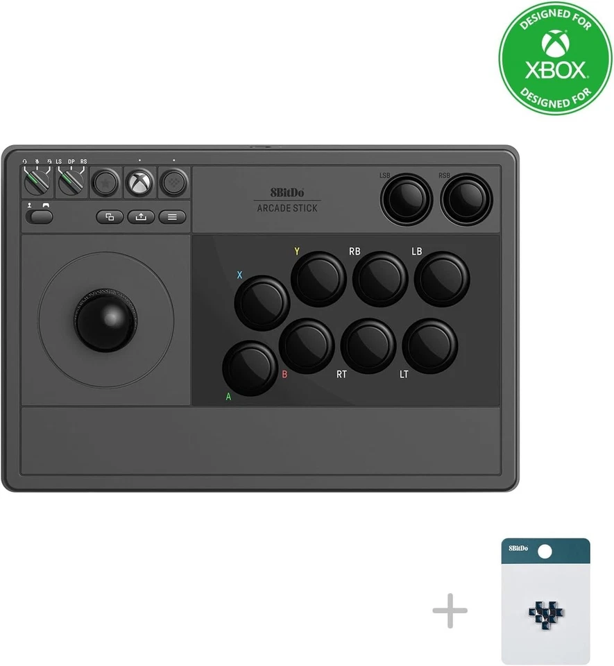 8Bitdo Arcade Stick for Xbox Series X|S, Xbox One and Windows 10 Black Japan - Image 1 of 4