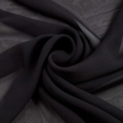 Chiffon Fabric by Yard 45" Wide Sewing Dress Scarf Craft DIY Wedding Party Décor - Image 1 of 3