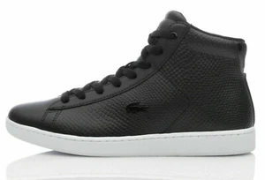 Lacoste CARNABY EVO MID 317 2 SPW Damen Sneaker Schuhe Mid-Top Echtleder schwarz