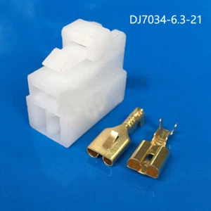 High Quality 3 Pin Female Connectors Plug Automobile Connector DJ7034-6.3-21 New - Picture 1 of 1