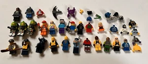 Lego MiniFigures Lot 25+pc Complete/ Incomplete Alien Minecraft Police +others - Picture 1 of 6