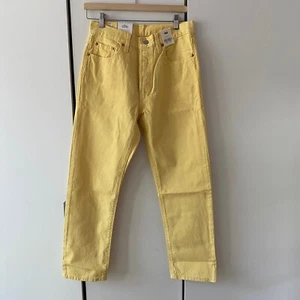 Levi’s Fresh 501 Crop Jeans Size 28 X 28 Yellow - Picture 1 of 10