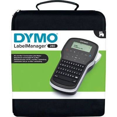 Dymo LabelManager 280 im Koffer, Beschriftungsgerät, schwarz - Bild 1 von 4