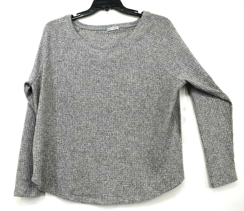 Suéter Sweet Romeo Mujer Cuello Redondo Mangas Largas Acogedor Térmico Tejido Gofre Foto 1 de 1