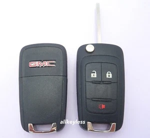 OEM 2010-2022 GMC TERRAIN keyless entry remote fob 20835402 + NEW KEY BLADE - Picture 1 of 5