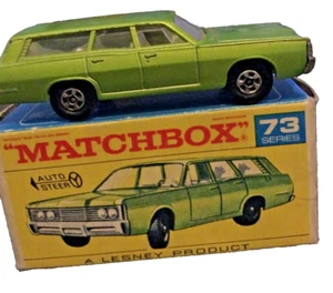 MATCHBOX SERIES #73 1968 MERCURY STATION WAGON AUTO STEER WITH BOX - Picture 1 of 5