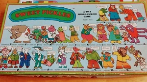 1977 Sweet Pickles A to Z Board Game Selchow & Righter Ruther Lerner Perle Vtg ! - Picture 1 of 4
