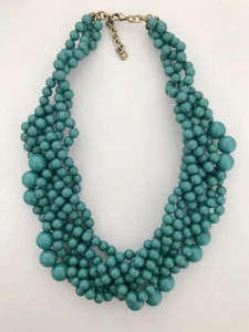 BAUBLEBAR GOLD TONE GREEN RESIN 20"-22" NECKLACE - Picture 1 of 2