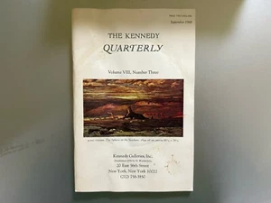 Galleries Inc. The Kennedy Quarterly September 1968 1st Edition Vintage Catalog - Bild 1 von 2