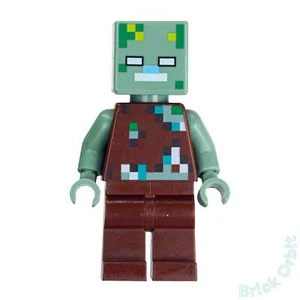 DROWNED ZOMBIE (min088) - Minecraft - Used LEGO® Minifigure - Picture 1 of 2