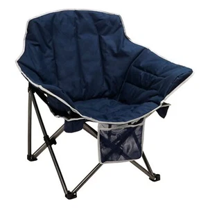 SUNNYFEEL Oversized Camping Chair, Folding Moon Saucer Chair 500 LBS - Picture 1 of 6