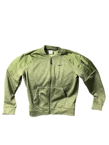 Nike Womens Jacket Size S Therma Fit Full Zip Sweater Zip Pockets Green NWOT - Picture 1 of 7