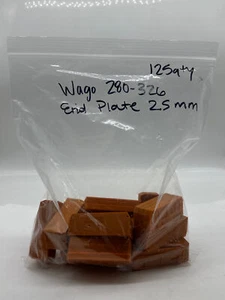 Wago 280-326 End and Intermediate Plate Lot of 125 - Picture 1 of 1