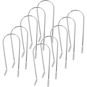 20 Pcs White Heated Rollers Stainless Steel Replacement Clips Rollclip - Bild 1 von 12