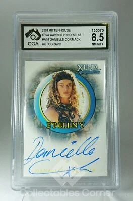 2001 Rittenhouse Xena Season 6 Danielle Cormack Auto Card Graded 8.5 - Image 1 of 2