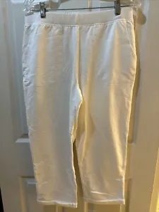 Pantalón Corto Denim Co Active Texturizado Terry Francés Puño Enrollado-Blanco-Mediano-A395965 - Imagen 1 de 2