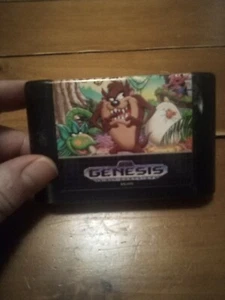 Taz-Mania (Sega Genesis, 1992) Game cartridge only Authentic Tested - Picture 1 of 1