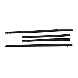 4x For Honda 2007 Sport Hatchback 4-Door Outside Glass Window Weatherstrip Trim - Picture 1 of 9