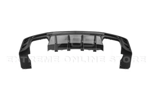 Para Camaro 16-Up | Difusor de parachoques trasero estilo pista NEGRO MATE con salida cuádruple - Imagen 1 de 20