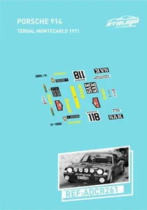 CALCAS PORSCHE 914 TERGAL MONTECARLO 1971 - Imagen 1 de 1