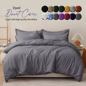 Duvet Cover Set Reversible King Size Duvet Cover Bedding Sets Single Double King - Picture 1 of 60