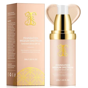 Base de maquillaje 4 en 1 de espectro medio con FPS 50+, Farbe hidratante - Bild 1 von 12