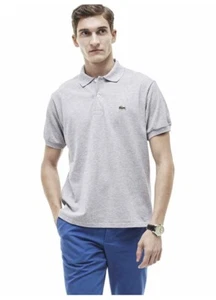 Lacoste L1264-98 Men's Short Sleeve Classic Chine Original Fit Polo Shirt Size L - Picture 1 of 10