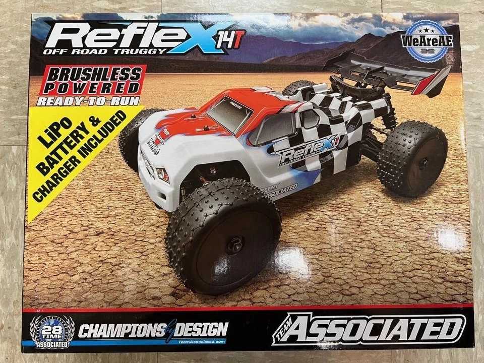 Team Associated Reflex 14T RTR 1/14 Scale 4WD Truggy Combo ASC20176C - Image 1 of 4